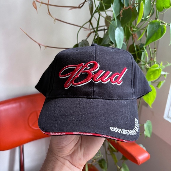 vintage BUD Beer baseball cap hat budweiser - Picture 1 of 8